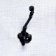 Black Decorative Cast Iron Coat Hooks